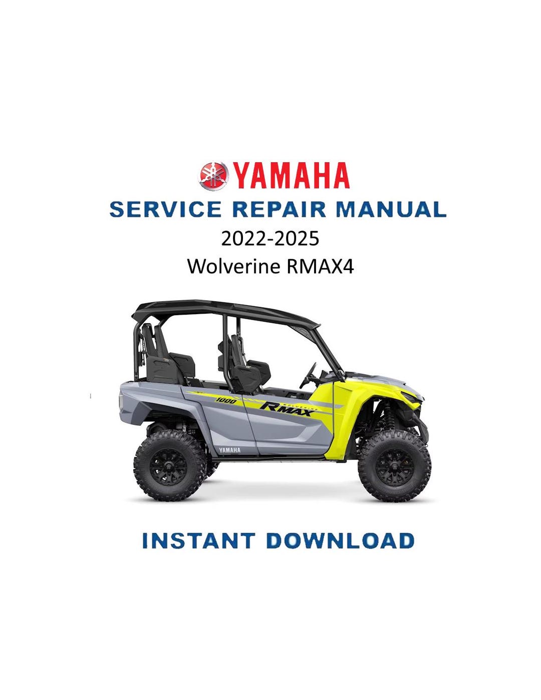 Yamaha Wolverine RMAX4 Service Manual | 2022-2025 UTV Repair Guide