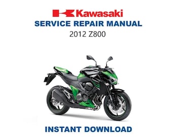 Kawasaki Z800/Z800 ABS サービスマニュアル　日本版 Kawasaki Z800 ABS Motorcycle Service Manual 713 Pages English PDF