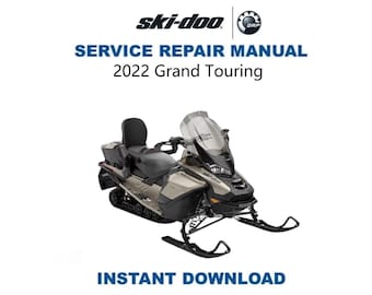 2022 Skidoo Grand Touring 600 900 Service Manual | Snowmobile Repair Guide | Instant Digital Download | PDF