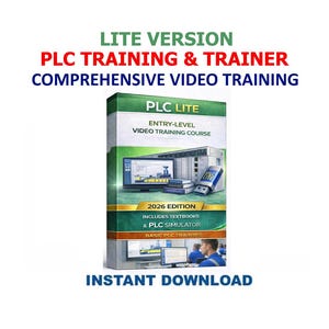 PLC Training LITE Course | Allen-Bradley Video Training RSLogix LogixPro | 2026 Edition | Digital Download