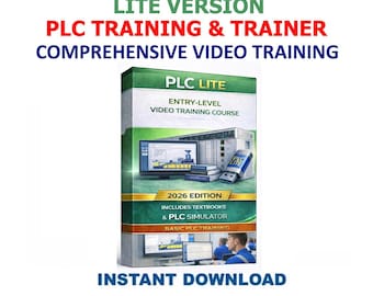 PLC-utbildning LITE-kurs | Allen-Bradley videoutbildning RSLogix LogixPro | 2026 års utgåva | Digital nedladdning