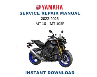 2017-2023 Yamaha MT-10 / FZ-10 SP Service Repair Workshop Manual