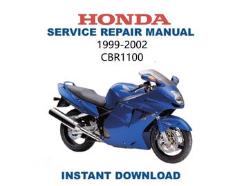1999-2002 HONDA CBR1100XX 工場サービス修理マニュアル pdf