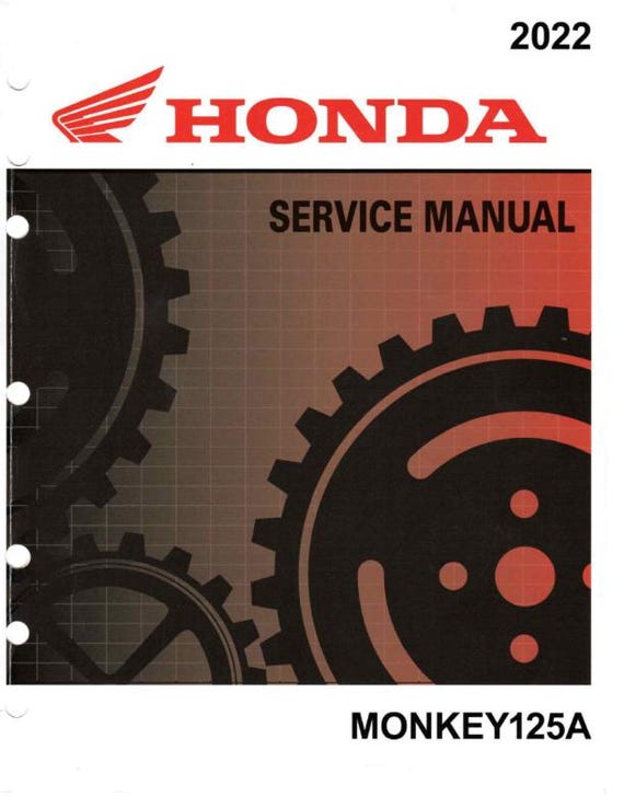 HONDA Monkey/Monkey Limited サービスマニュアル ホンダ サービスマニュアル Monkey/Monkey Limited 【公式通販】
