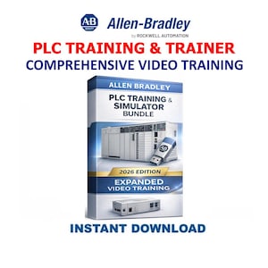 Allen Bradley PLC Training Bundle RSLogix & LogixPro Simulator | 2026 Edition | Digital Download