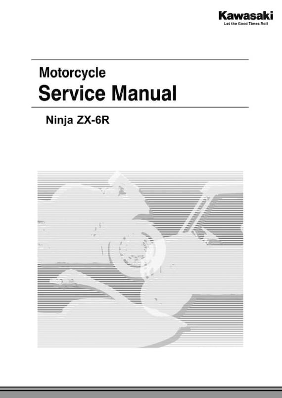 Kawasaki Ninja ZX-6R Service Manual | ZX6R | 2024-2026 Motorcycle