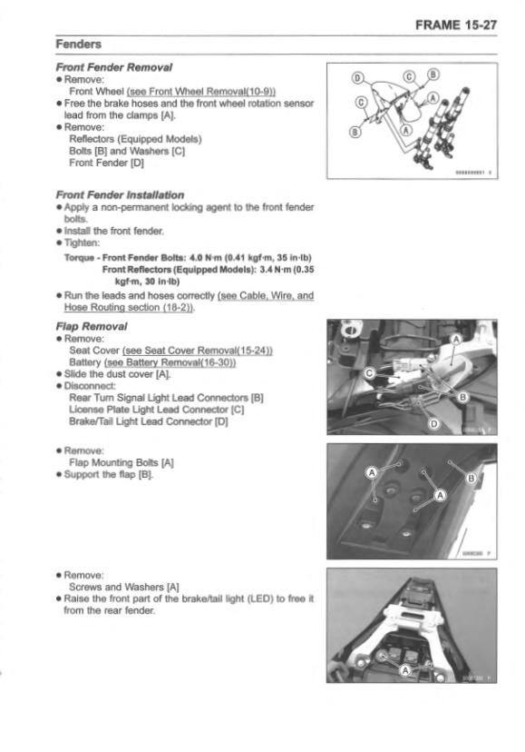 Kawasaki Ninja ZX-10R Service Manual | ZX10R | 2021-2023