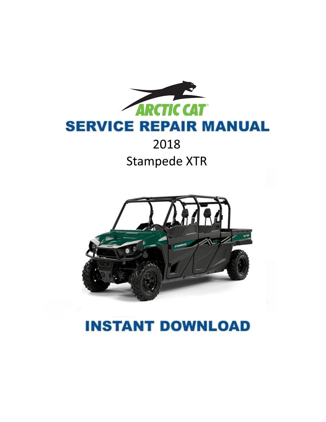 2017-2020 Textron (arctic Cat) Stampede XTR Service Manual | UTV
