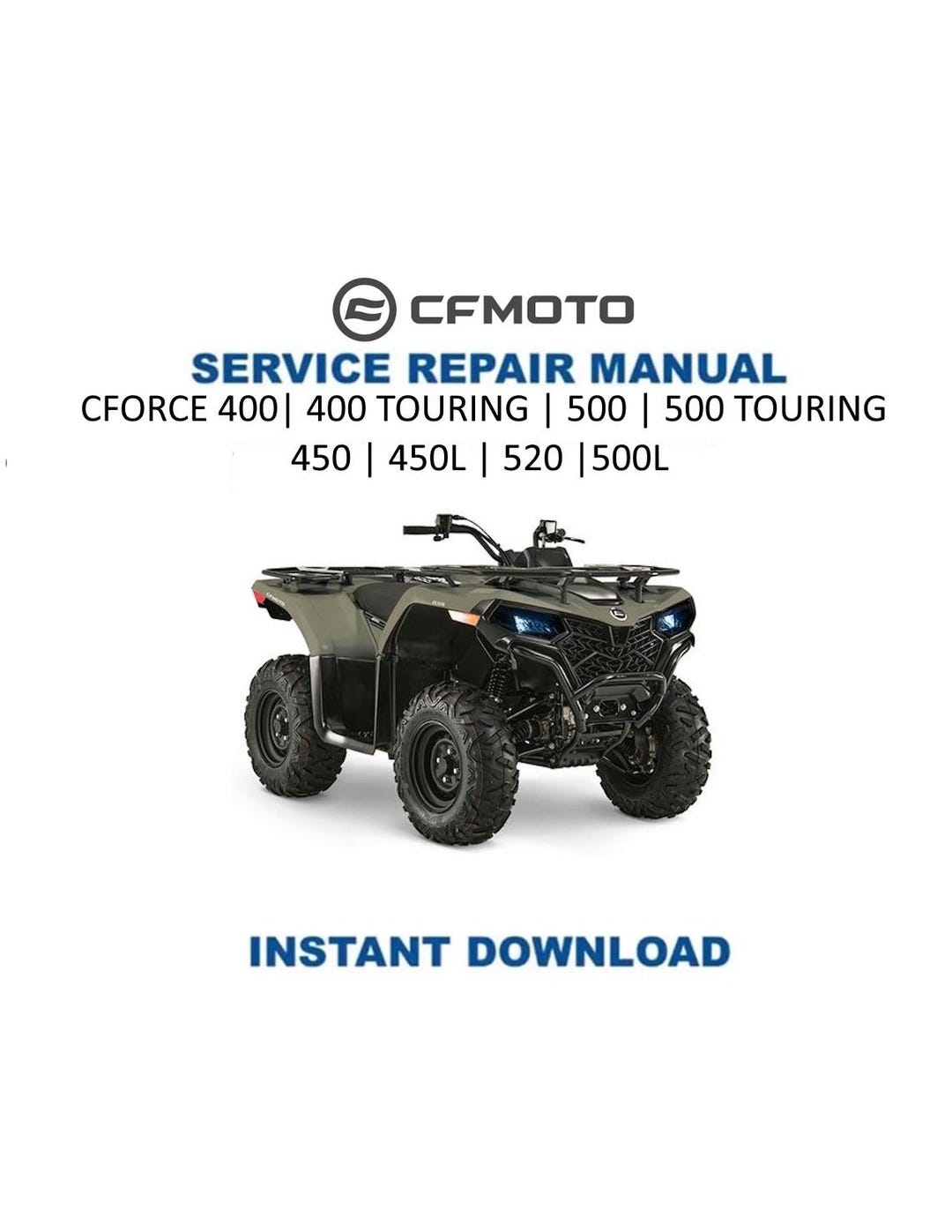 CFMOTO CFORCE 400 500 450 520 Service Repair Manual | 2023-2026