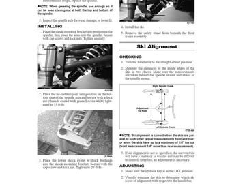 2015-2018 Arctic ZR120 Kitty Cat Service Manual | Snowmobile