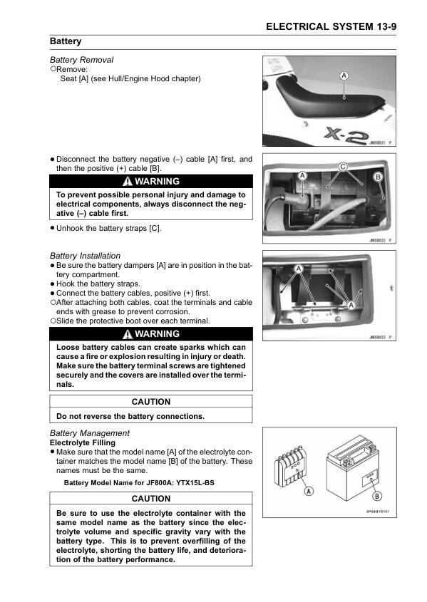 Kawasaki Jetski X2 Service Manual | 2007 Jet Ski Repair Guide