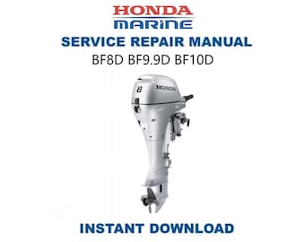 Honda BF25D BF30D Service Manual | Outboard Repair Guide | Instant