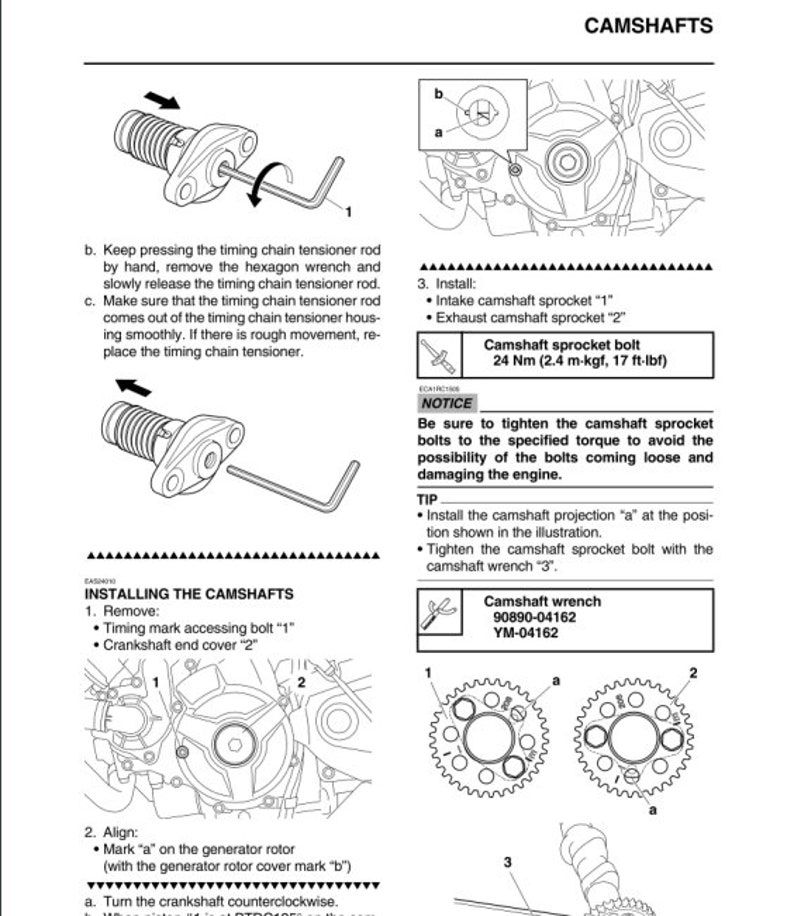 Yamaha MT-09 FZ-09 Service Repair Manual 2021-2024 (PDF Download) - Etsy