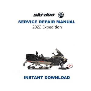 2022 Skidoo Expedition 600 850 900 Servicehandbok | Plus motormanualer | Direkt digital nedladdning | PDF bild 1