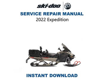 Manual de servicio de Skidoo Expedition 600, 850 y 900 2022 / Manuales de motor Plus / Descarga digital instantánea / PDF