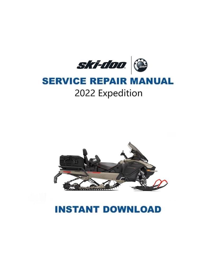 2022 Skidoo Expedition 600 850 900 Servicehandbok | Plus motormanualer | Direkt digital nedladdning | PDF bild 1