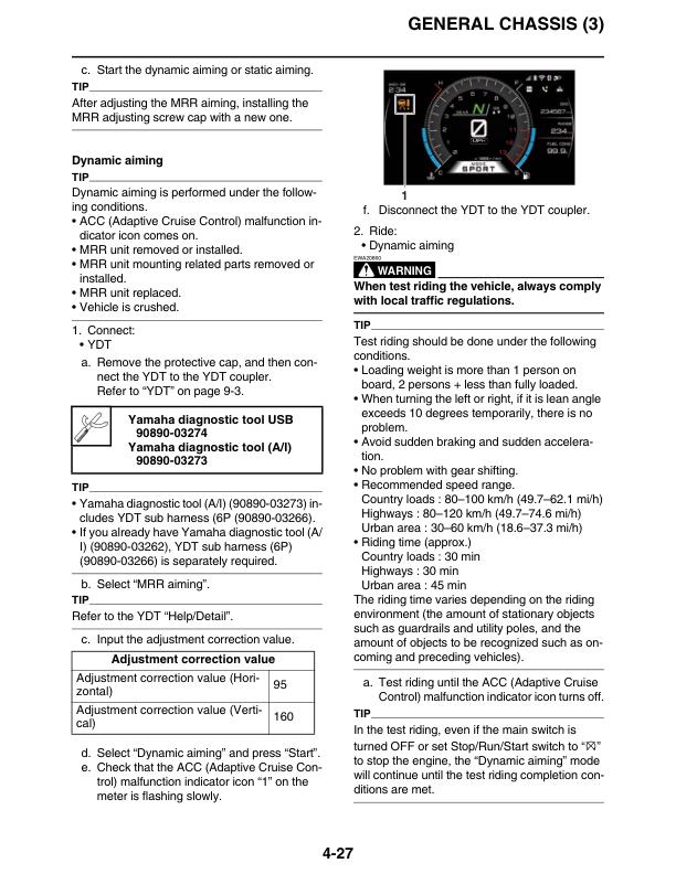Yamaha Tracer 9 GT Service Manual | 2024-2025 Repair Guide