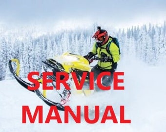 Skidoo XP Tundra Sport 550 Service Manual | 2013 | Immediate Download