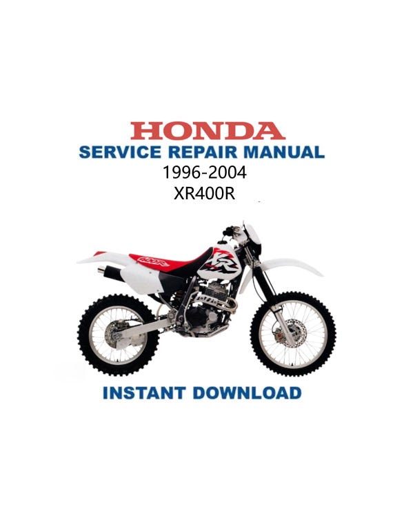 ホンダ XR 400 R サービスマニュアル | 1996-2004 バイク修理ガイド