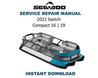Servicehandleiding Seadoo Switch | 2022-2025 | Sea-Doo pontonreparatie | Directe digitale download | Pdf
