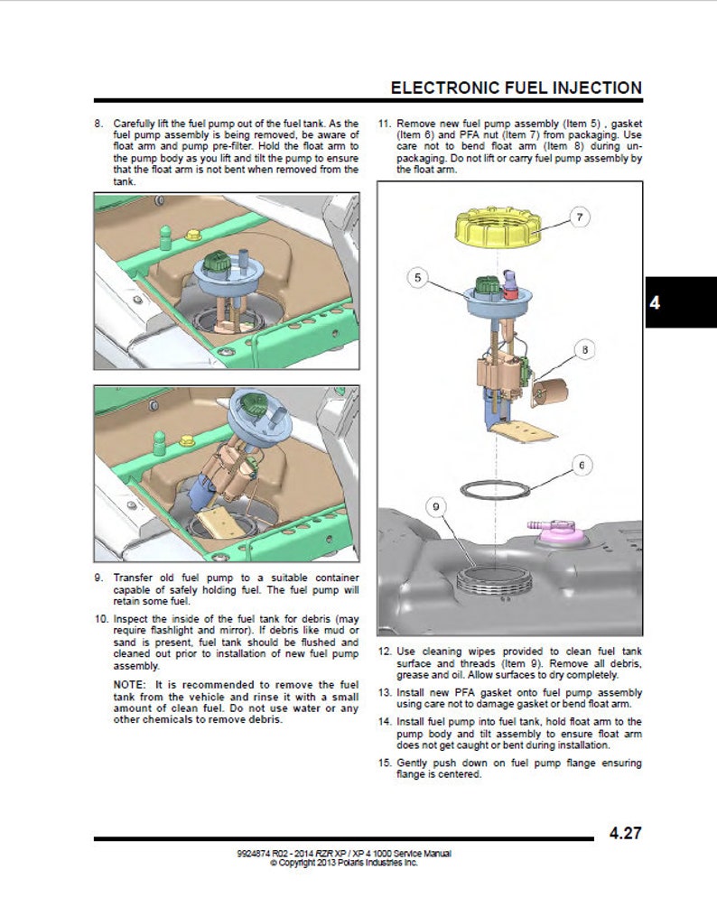 2020 POLARIS RANGER XP 1000 SERVICE MANUAL PDF visual data 6