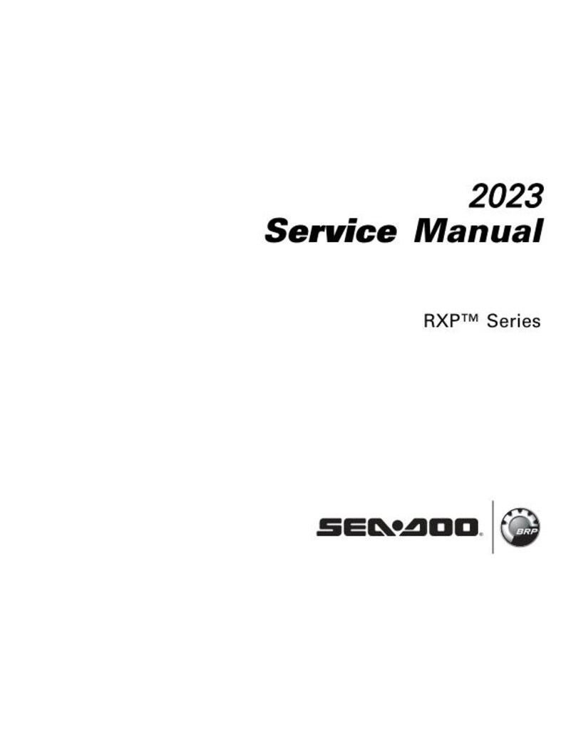 Rxp Services Seadoo RXP-X 300 Service Manual | 2023-2025 Sea-doo Repair Guide ...