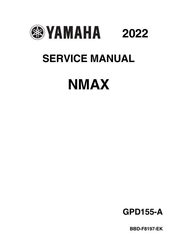 YAMAHA NMAX サービスマニュアル 2025 Yamaha NMAX 155 Service Manual | 2022-2025 Scooter Repair Guide