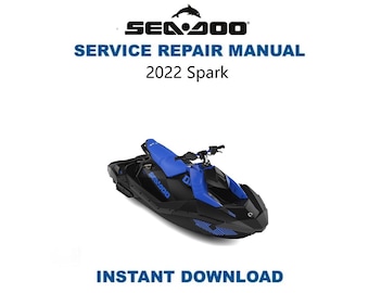Manuale di assistenza Seadoo Spark / Guida alla riparazione Sea-Doo 2022-2025 / Download digitale immediato / PDF