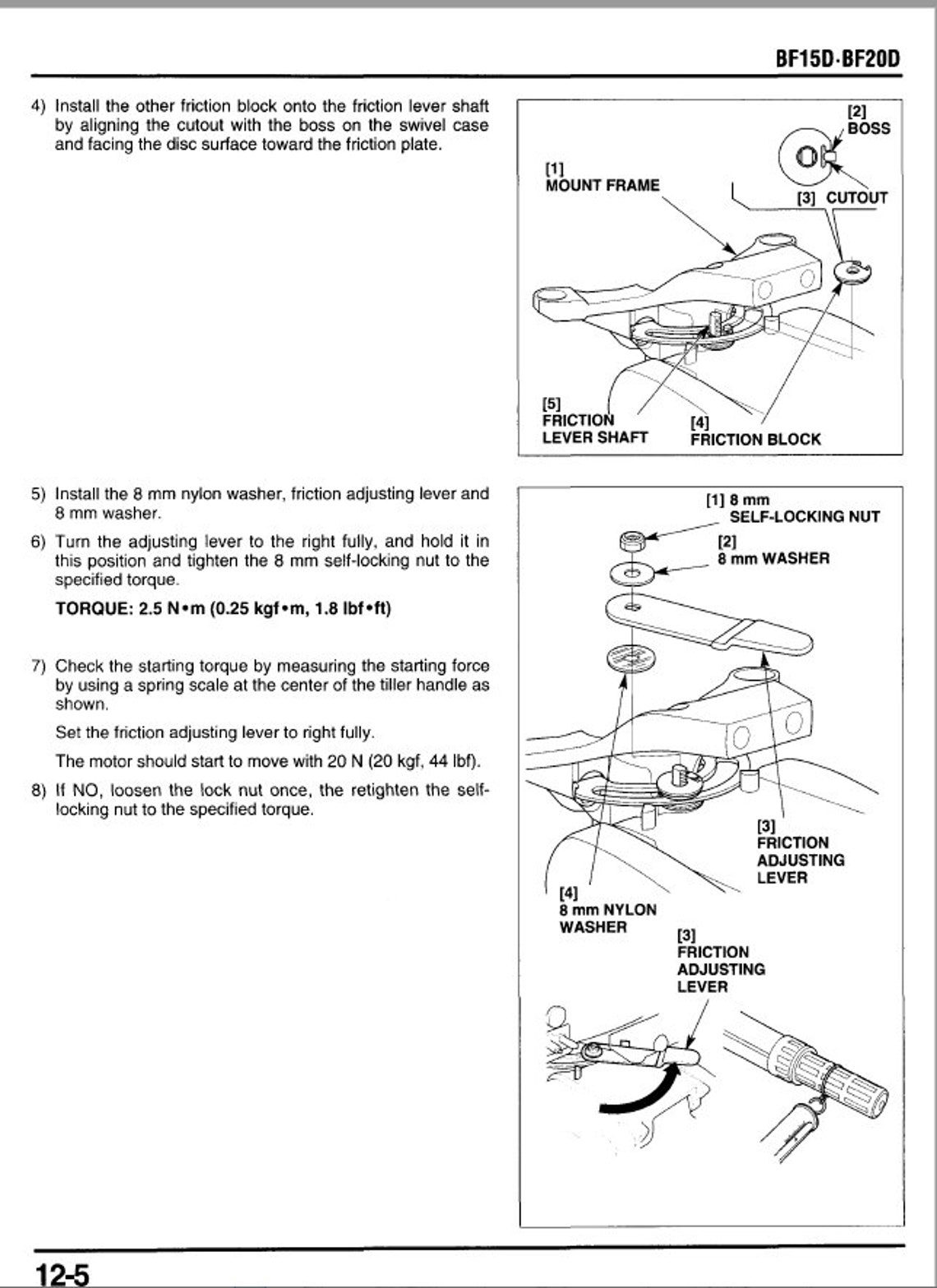 Honda BF15D BF20D Outboard Service Manual Immediate Download Etsy Canada