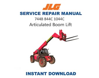 JLG Lull 644B 844C 1044C Telehandler Service Manual | Repair Guide | Instant Digital Download | PDF