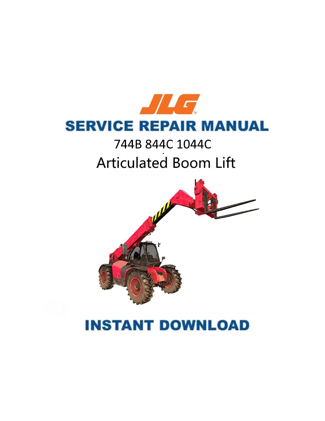 JLG Lull 644B 844C 1044C Telehandler Service Manual | Repair Guide