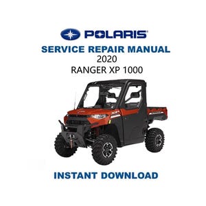 2020 Polaris RANGER XP 1000 Service Repair Manual | Instant Digital Download | PDF