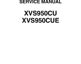 Yamaha Bolt 950 Service Manual | 2014-2017 XVS950C Motorcycle