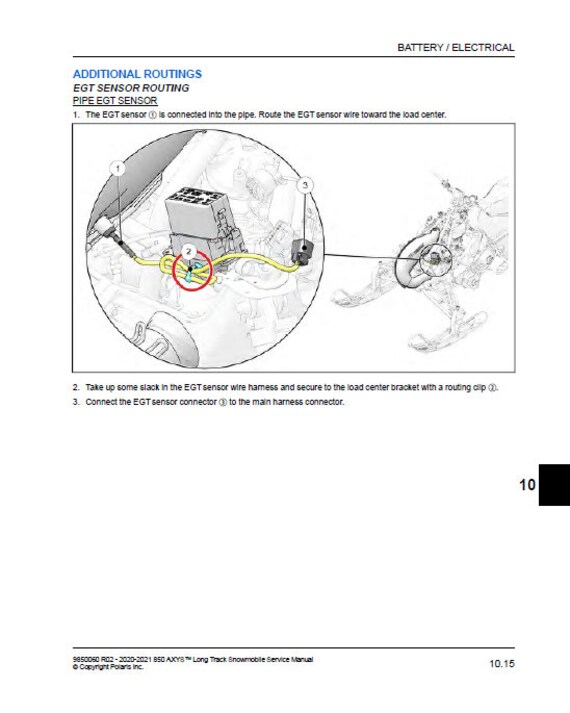 Polaris AXYS 850 Service Manual | 2020-2023 | Snowmobile Repair
