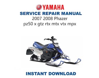 Yamaha Phazer Service Manual | 2007-2008 Snowmobile Repair Guide