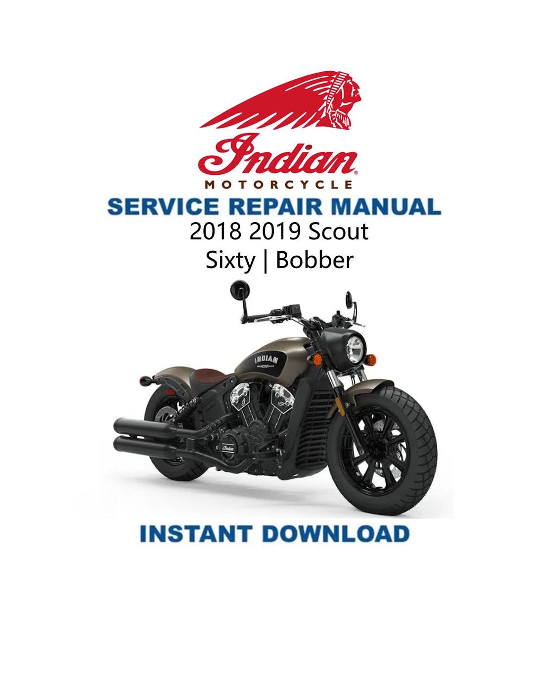 Indian Scout / Sixty / Bobber サービスマニュアル | 2018-2019