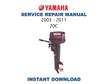 ヤマハ 20V、25V 船外機 サービスマニュアル pdf - Etsy 日本