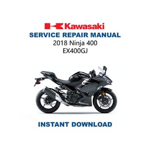 Kawasaki Ninja 400 Motorcycle Service Manual | 2018 | EX400GJ | Immediate Download