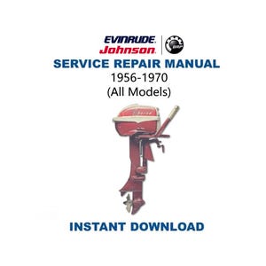 Johnson Evinrude Outboard Service Manual | 1956-1970 | Immediate Download