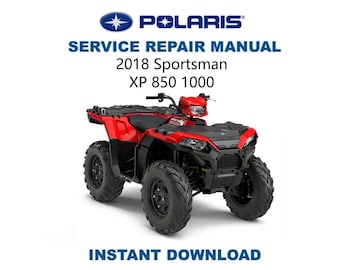 Polaris Sportsman XP 850 1000 Service Manual | 2018-2021 ATV Repair Guide | Instant Digital Download | PDF