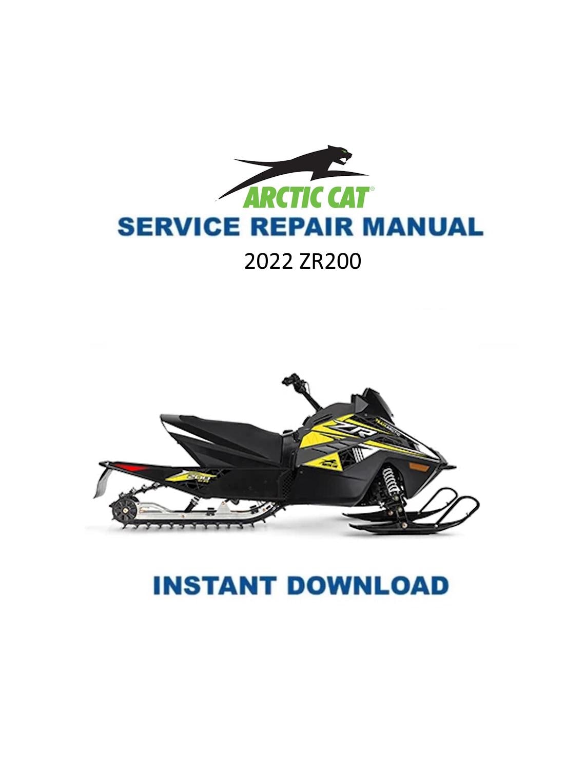 2022-2025 Arctic Cat ZR 200 Service Manual | Snowmobile Repair