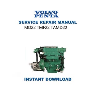 Volvo Penta MD22 TMF22 TAMD22 Service Repair Manual | Instant Digital Download | PDF