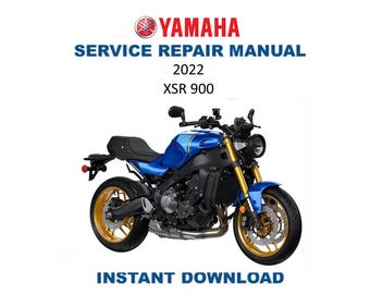 ヤマハ XSR900 サービスマニュアル 2025年版 Yamaha 2025 XSR 900 Service Manual Maintenance Repair - Etsy