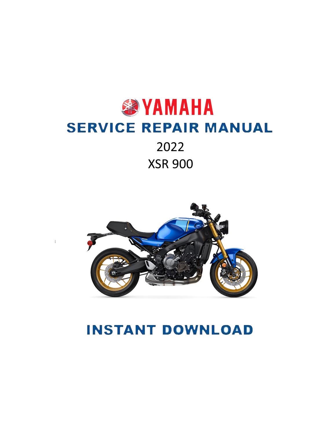 YAMAHA MTM890 サービスマニュアル (XSR900 '22) 【公式通販】