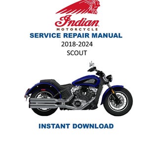 Indian Scout Service Manual | Scout Sixty | 2015-2024 Motorcycle