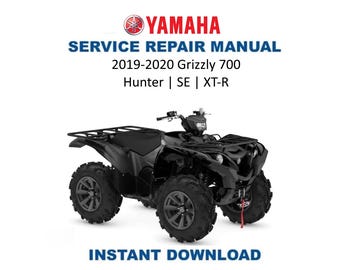 Yamaha Grizzly Hunter SE XT-R 700 Service Manual | 2019-2020 ATV