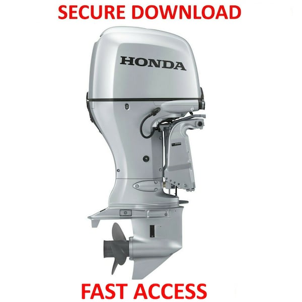 Honda BF135A BF150A Outboard Motor Service Manual - Immediate Download