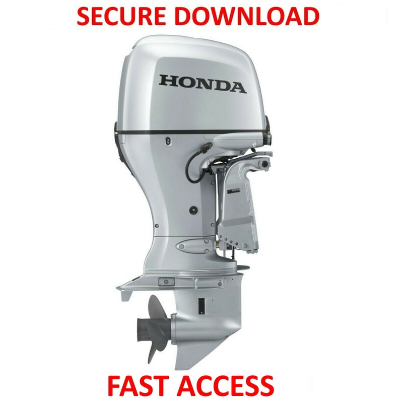 Honda BF5A BF50 Outboard Service Manual Immediate Download Etsy Canada
