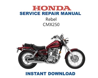 Honda Rebel CMX250 サービスマニュアル | バイク修理ガイド