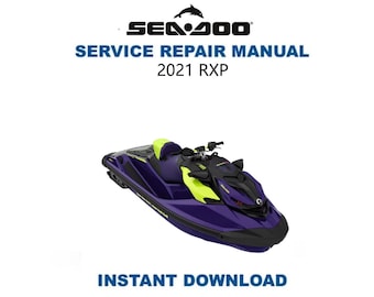 Seadoo RXP Service Manual | 2021-2024 Sea-Doo Repair Guide | Instant Digital Download | PDF